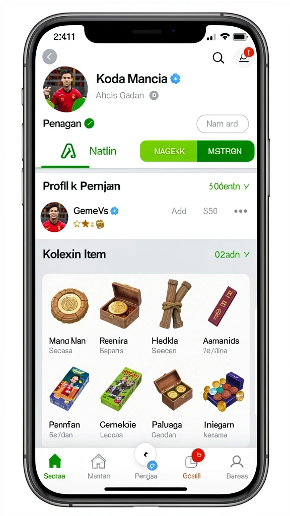 Galeri pratinjau visual laskar89 build APK resmi terbaru